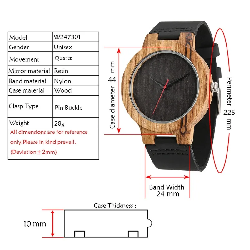 Natuurlijk Hout Heren Horloge Mode Multifunctionele Quartz Polshorloge Chronograaf Kalender Gegraveerde Horloges Geschenkdoos