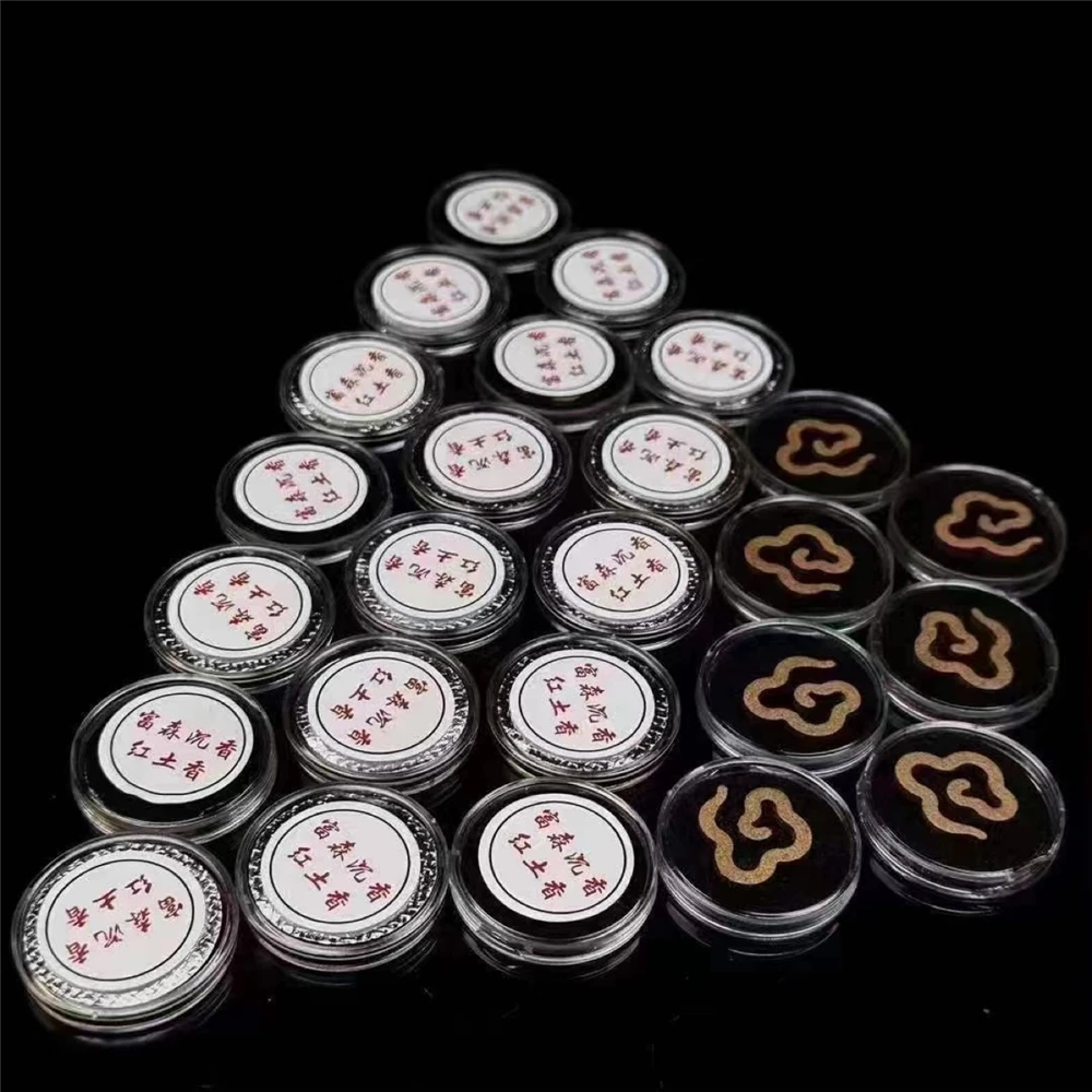 Fusen Red Soil Small Cloud Binder-Free Coil Incense, Daily Buddha Worship & Indoor Aromatherapy, Portable Oud Coil Incense
