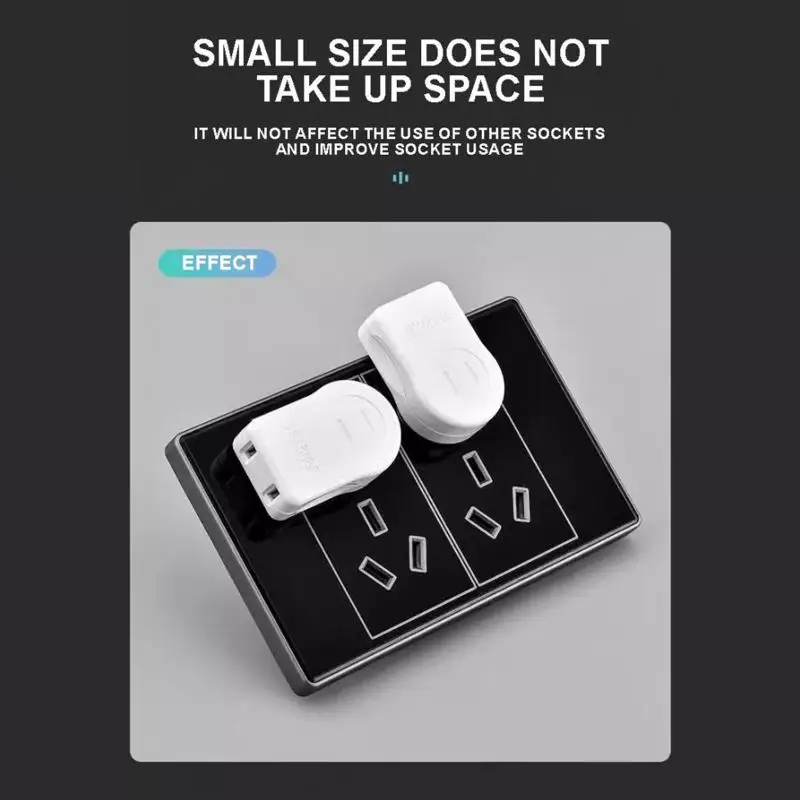 1Pc 2Pin 90 Angle Rotatable Power Socket Plug Adapter Foldable Travel Aadapters Power Converter Plug Electrical Socket