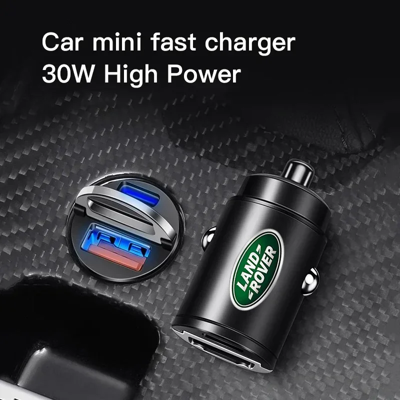 Car Charger Adapter USB PD Type C Fast Charging Quick Charge For land rover defender freelander discovery evoque 2012 2014