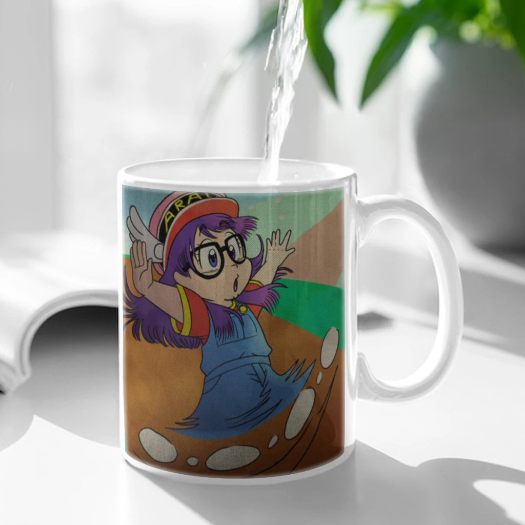 Arale-Free shipping Ceramic Cup Coffee Oatmeal Breakfast Cup Creative Personality Mug