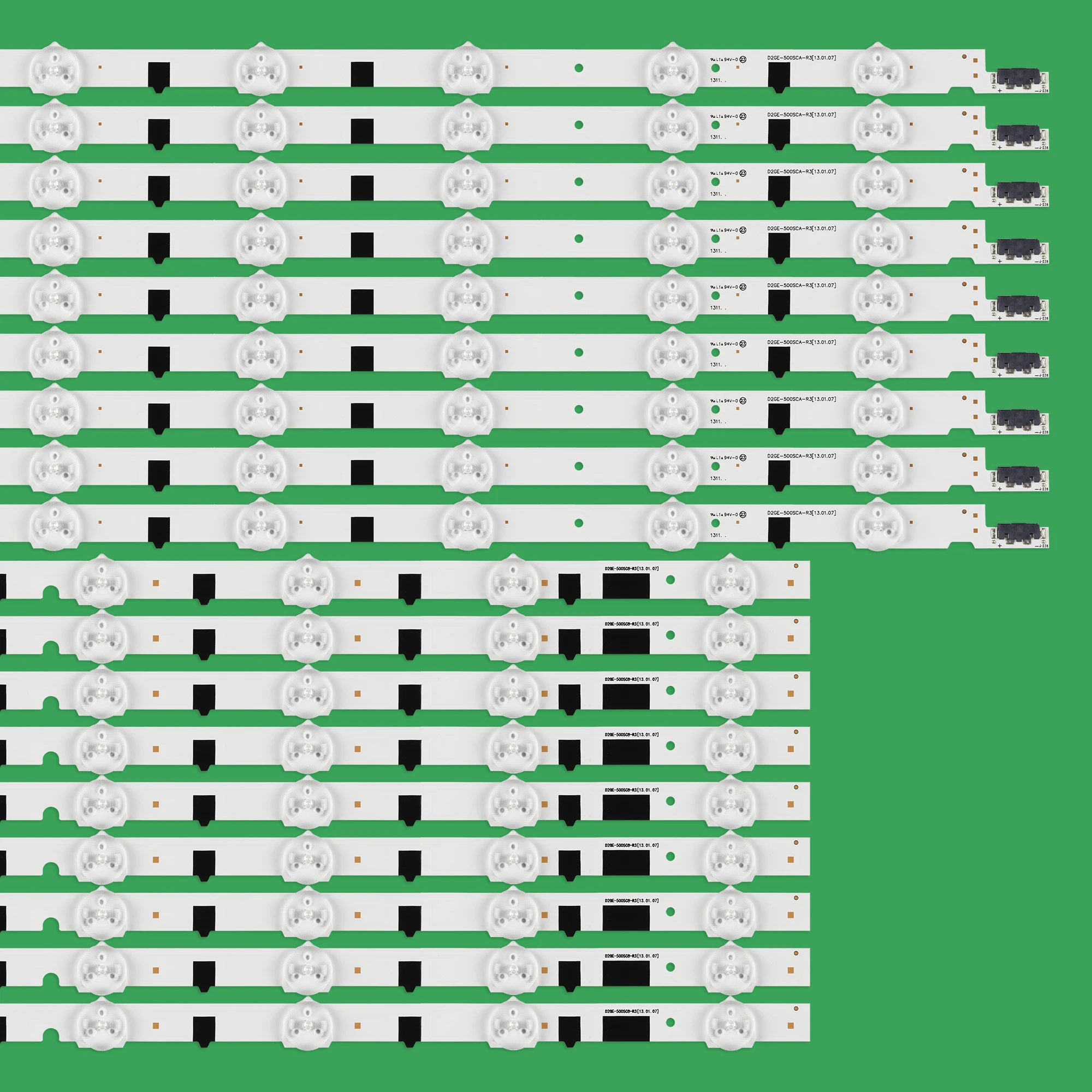 (New Kir)18 PCS/set LED backlight strip for Samsung TV UN50F5000AF UN50F5000 BN96-27900A BN96-27901A UN50F5500 UA50F6100