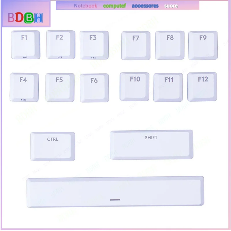 Full set Keycaps G915 TKL 87 White For Logitech G813 G913 G815 G915 Keyboard