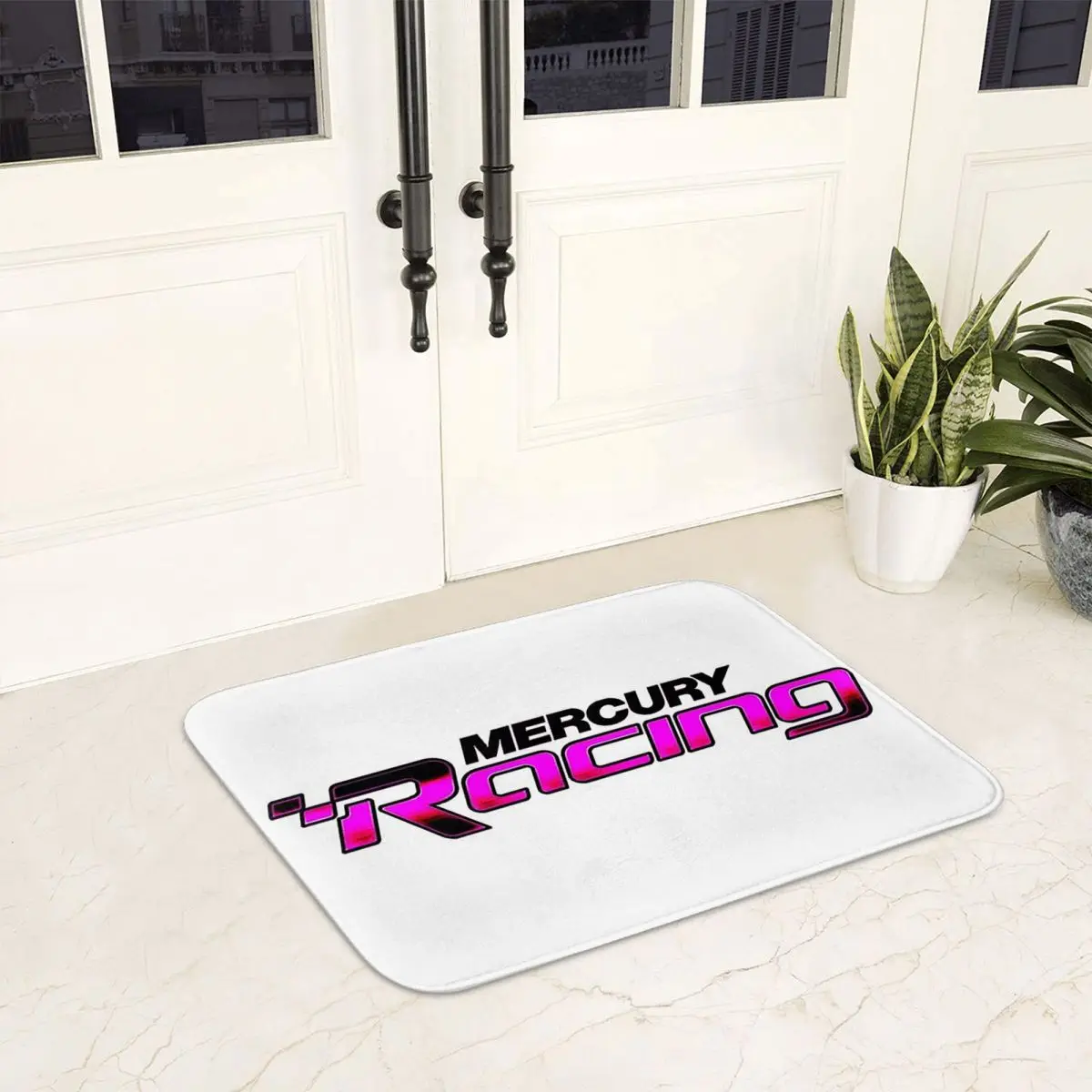 Mercury Racing Mercruiser Galaxy Pink Non-slip Doormat Floor Mat Water oil proof Carpet Rug for Kitchen Entrance Footpad Mats