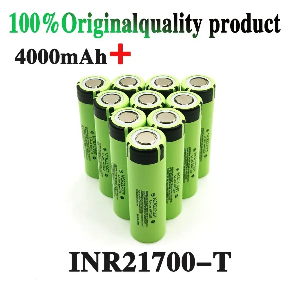 100% capacity new 21700 4000mAh+30A 34B 3.7V high discharge/capacity lithium-ion rechargeable power battery