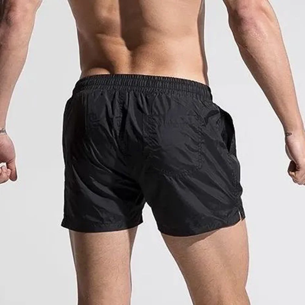 Mens Swim Trunks Nylon Embroidered Holiday Beach Shorts Summer Water Proof Daily Sport Gym Fitness Casual Shorts Men'S Clothing