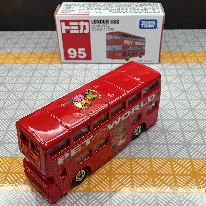 Modelo de Autobús Turístico de ación Dōměika, Autobús de Londres, Modelo de Vehículo de Transporte Rojo y Blanco, Modelo C...