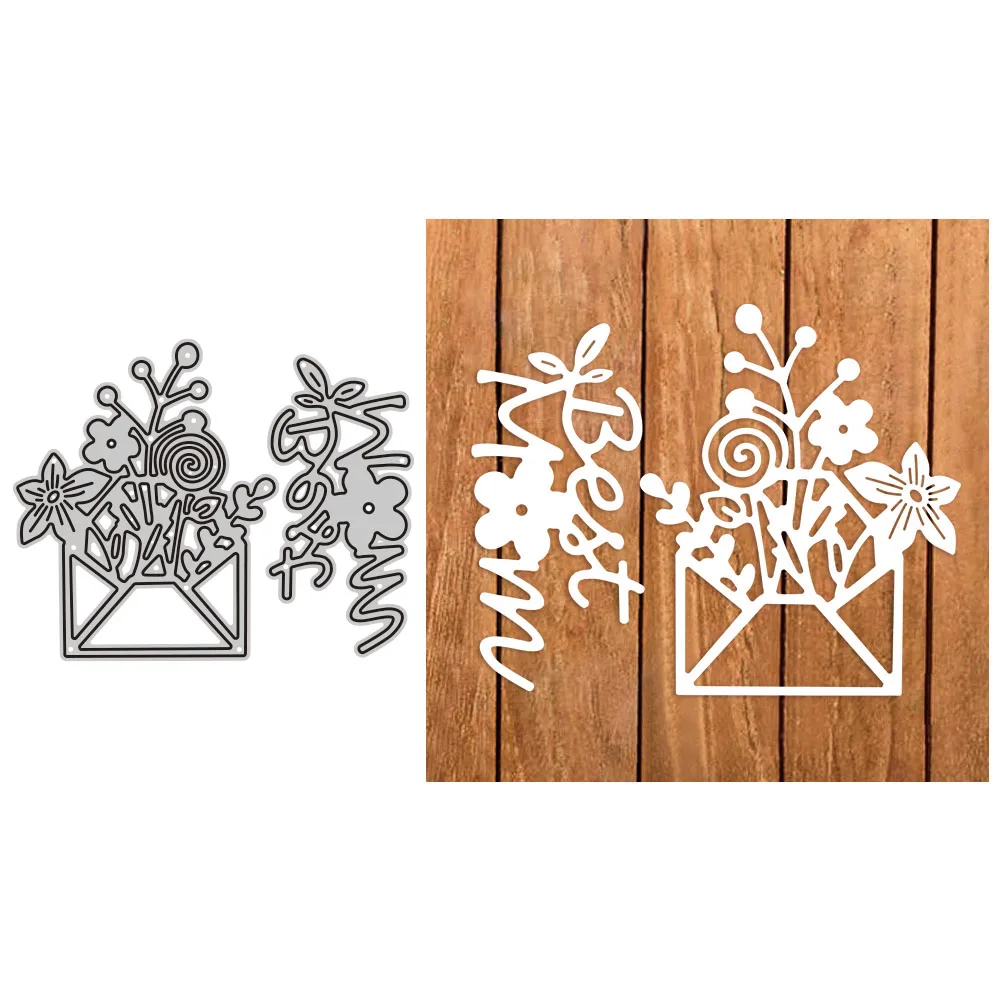 

Best Mom Flower Metal Cutting Die New Arrival 2023 Diecut Mould for Diy Molds Scrarpbooking Paper Cards Making Cuts Crafts