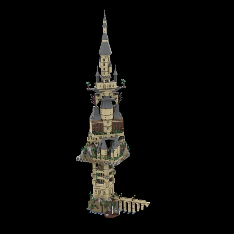 2892pcs MOC Rotating Towers Castle Harry Building Blocks Festival Birthday Gift Toy To Develop Patience And Concentration