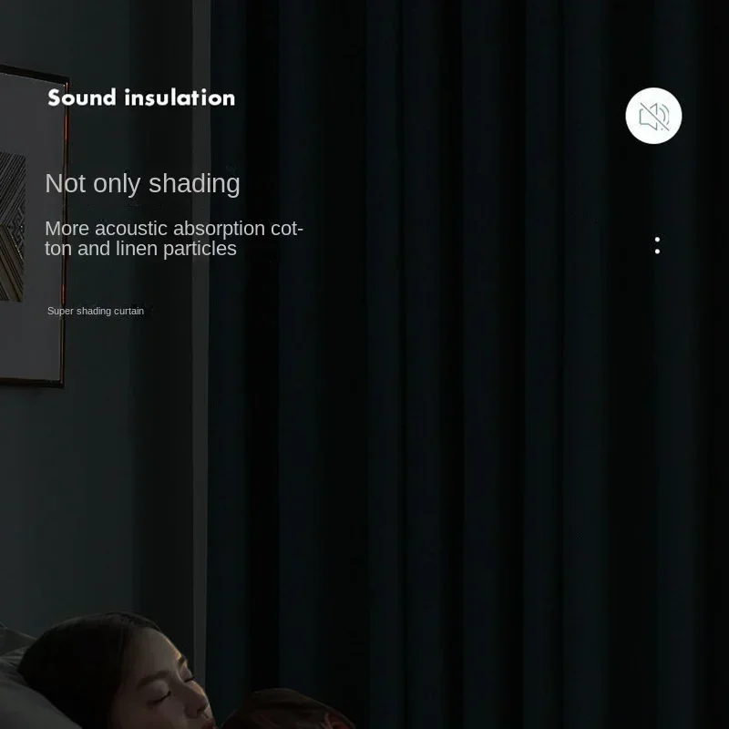 ستائر التعتيم الفاخرة غرفة المعيشة غرفة نوم شرفة سوبر عازلة للصوت هوك نمط الستار المنزل الراقية الستائر Шolik 커튼