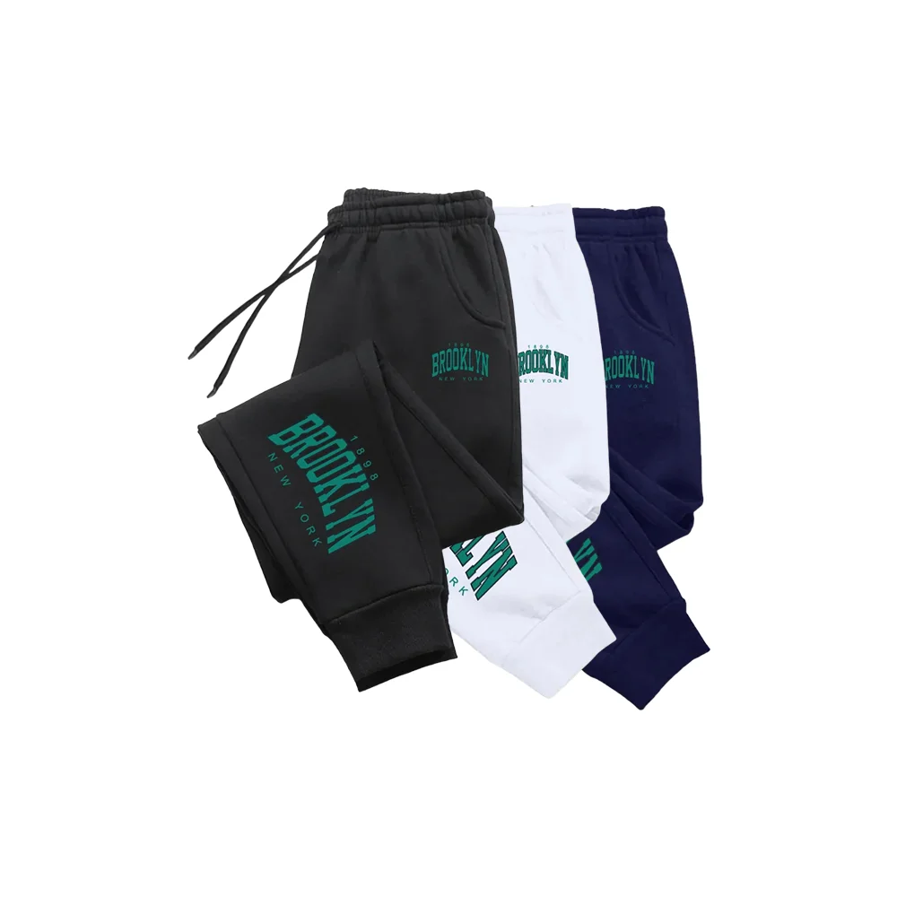 

Autumn Trousers Versatile City Print Mens Sweatpants Trend Sports Pants Daily Casual Tracksuit Trousers Gym Jogging Man Pants