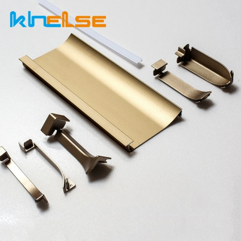 H4/5/6/8cm Downward Glowing LED Skirting Line Accessories Embedded Aluminium Baseboard Internal External Corner Plug Connector