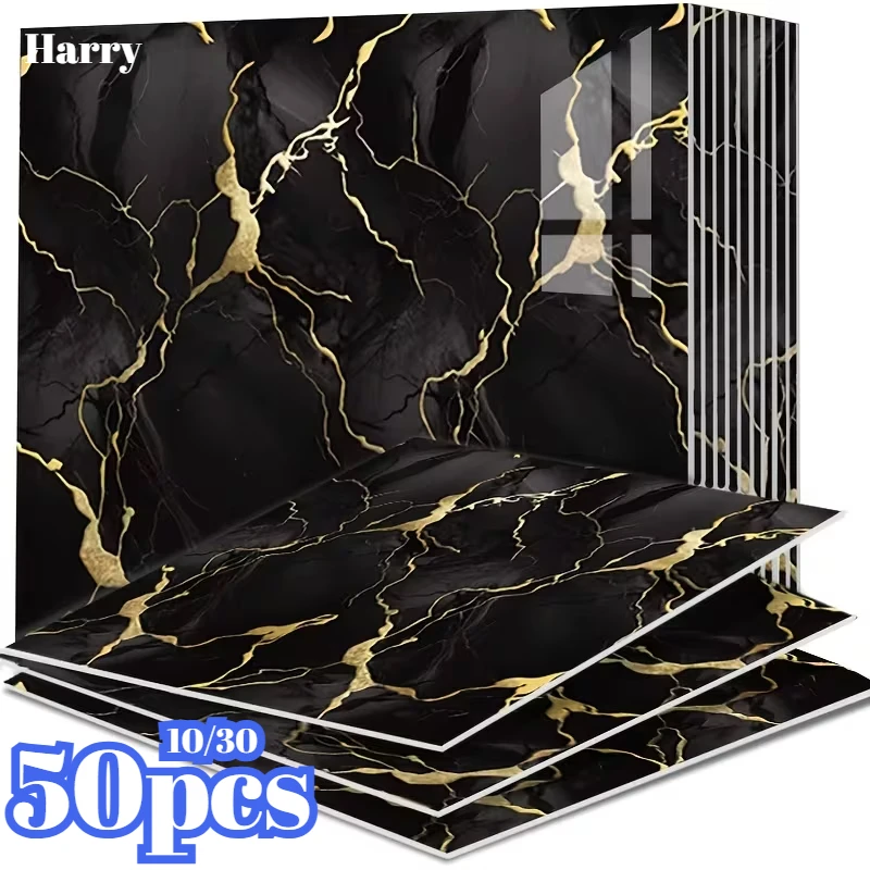 Imitation Marble Wall Sticker Peeling and Pasting Artificial Vinyl Decoration Suitable for Bedroom and Home Ceilings