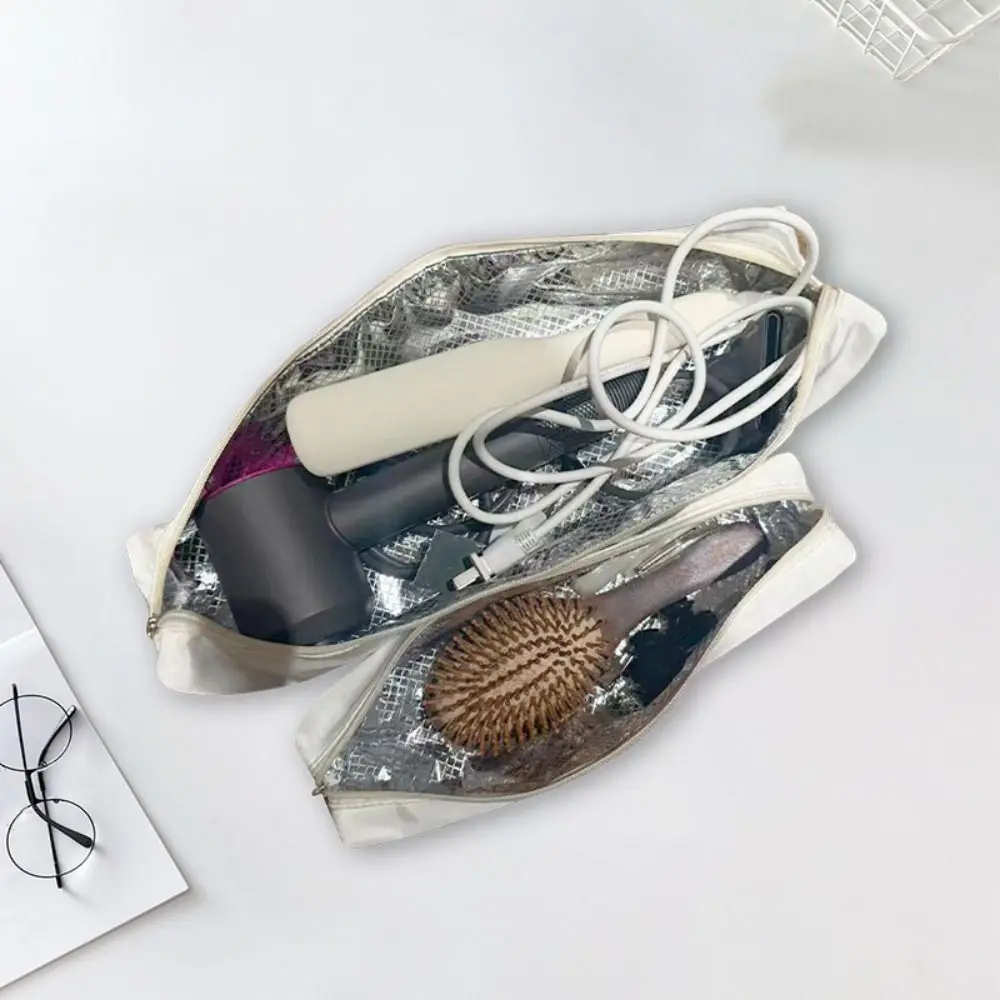 

Heat Resistant Curling Iron Bag Portable Dustproof Straightener Storage Pouch Waterproof Large Capacity Cosmetics Bag