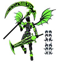 T13 Action Figure(Assembly Completed),Titan 13 Robot Action Figure,3D Printed Dummy 13 Action Figure Articulated, Lucky 13 Gift