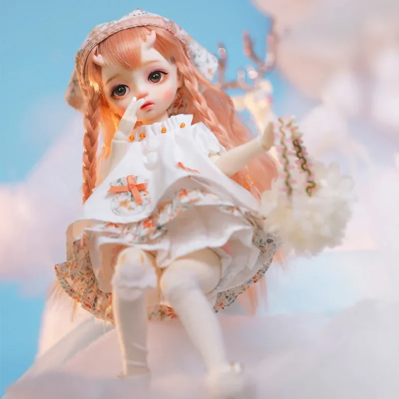 New Arrival YY BJD Doll 1/6 Ball Jointed Dolls Mini Horn Angel Dragon YOSD MM Body Gifts for Children IMAD RL Littlefee