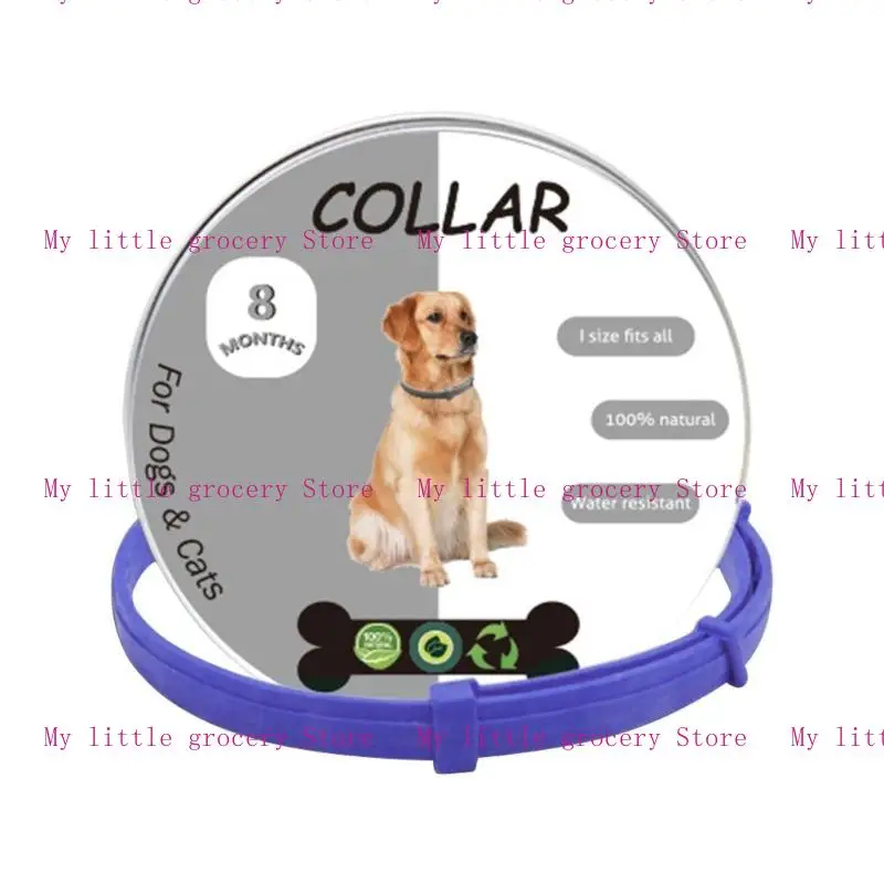 D5BD Adjustable Flea and Collar for Dogs/Cats Natural and Safe Waterproof