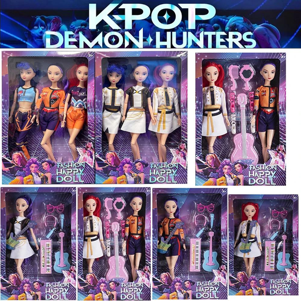 

Best-Selling Highly Restored Character Vinyl Toy - 30cm Kpop Idol Demon Hunters Anime Doll (Rumi/Mira/Zoey) - Surprise Birthday
