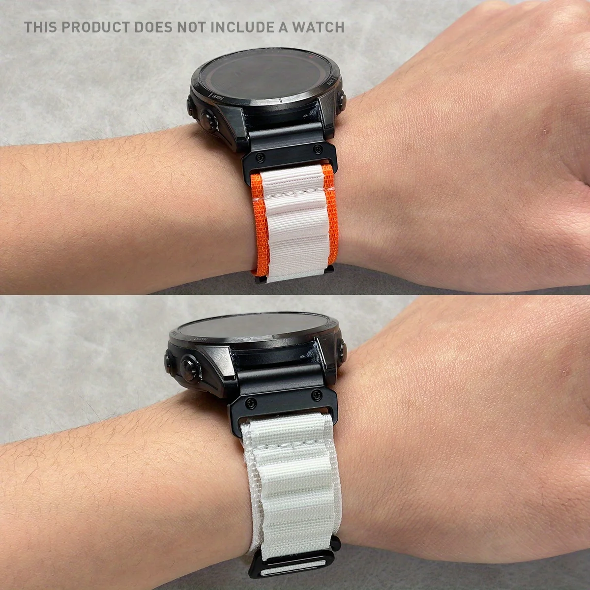 2 Stück, 20/22/26 mm für Garmin Fenix ​​7/7X/6/6X/5/5X Forerunner 965/955/935/745 Quick Release Wave Nylon-Uhrenarmband Unisex – Detail 15
