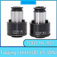 TC820 tapping chuck collet matched with MT2 MT3 MT4 SK40 HSK63 BT30 BT40 BT50 NT30 NT40 tapping tool holder bracket tool collet