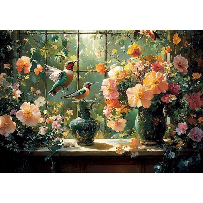 

GATYZTORY Full Square Round Diamond Mosaic Bird Animal Needlework Diamond Painting DIY Picture Of Rhinestones Child Hobby