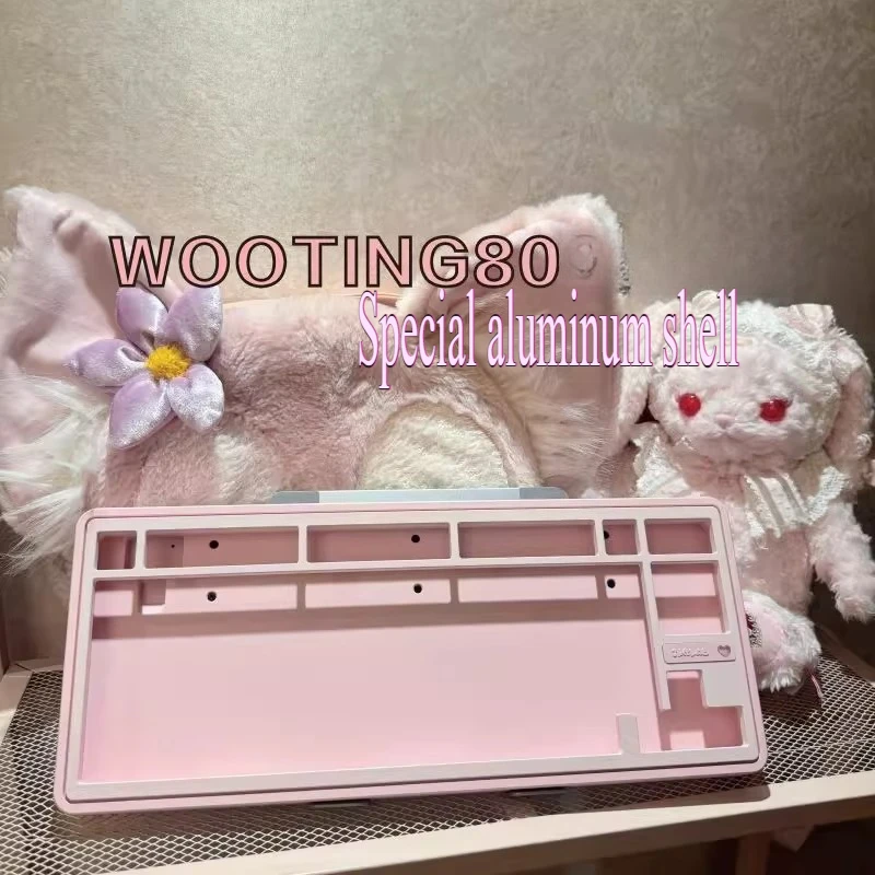 

WOOTING80 Keyboard Case Customized Aluminum Alloy Shell Magnetic Switch Keyboard Kit for Gaming Mechanical Keyboard Accessories