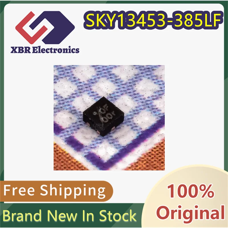 

(5/50 pieces) SKY13453-385LF SKY13453-385 packaged QFN6 OF RF switch, brand new and original, free shipping.