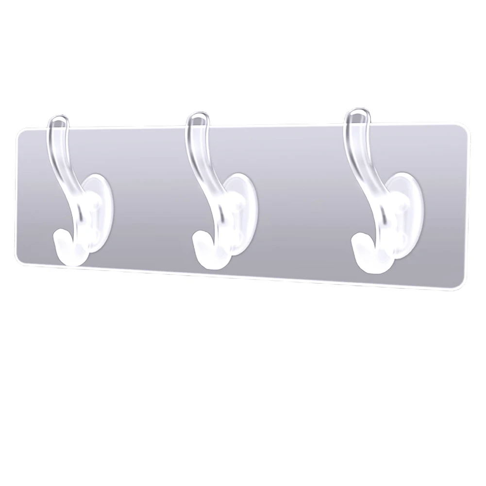 Multi-purpose Hook Waterproof Hook Home Decor Smooth Surfaces Strong Weight Capacity Compact Size Seamless Blend With Decor