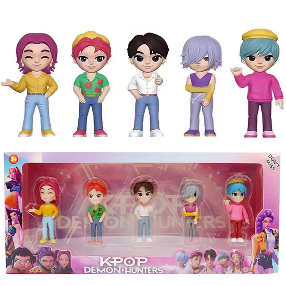 2026 NUOVO Anime KPop Devil Hunter bambola giocattolo in vinile Rumi Mira Zoi personaggio maschera in vinile scatola cieca ornamento giocattolo regalo di Natale