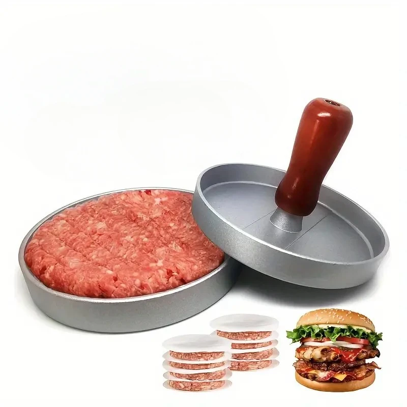 

Home Kitchen Hamburger Press Manual Non-Stick Hamburger Patty Pressing Tool Meat Patty Press Mold Breakfast Pancake Maker
