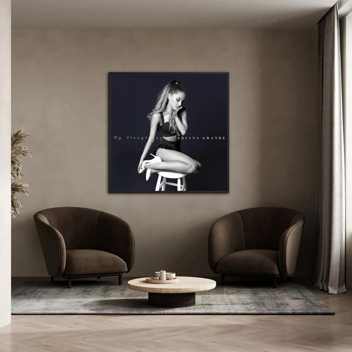 أريانا غراندي بلدي كل شيء ألبوم الموسيقى المشارك غطاء المغني الفن صور قماش طباعة ديكور المنزل طلاء جدران (بدون إطار)