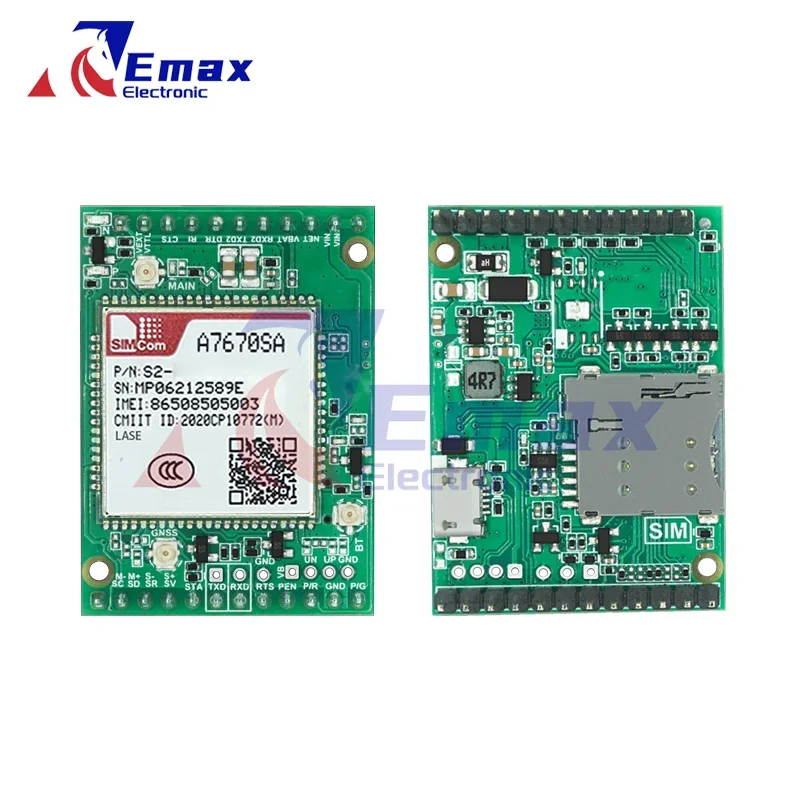 Placa central SIMCOM A7670SA-LASE Placa de desarrollo de A7670SA-LASE LTE CAT1 + 4G + 2G + voz no compatible con GPS