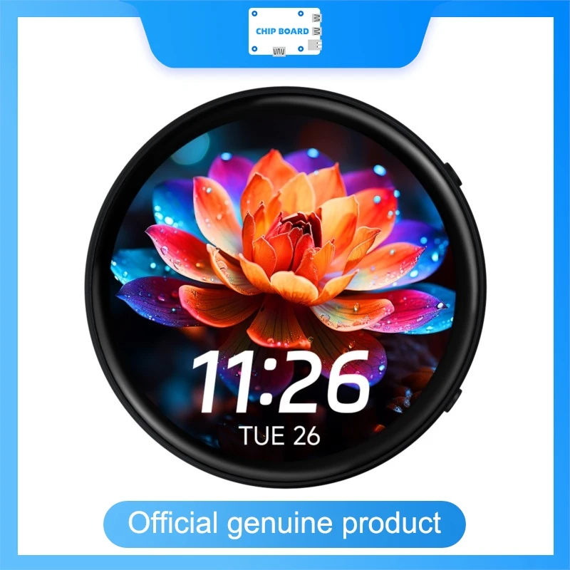 waveshare Tuya T5-E1 1.75inch AMOLED Round Development Board, 466 × 466 Pixels, QSPI Interface,