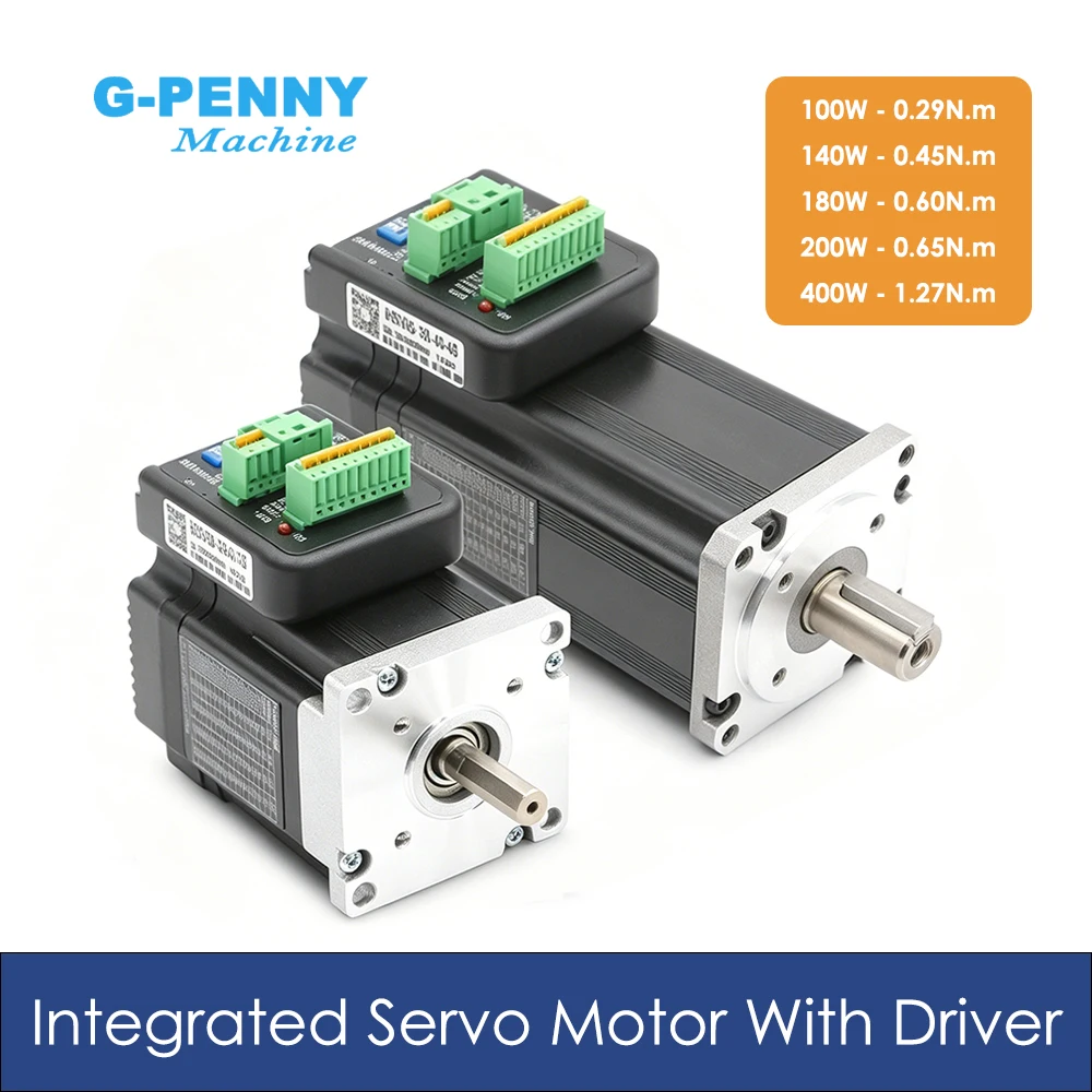 Moteur servo intégré JMC V6 Version 3000 tr/min 100W 140W 180W 200W 400W avec driver, mini moteur servo et driver 1000 lignes, IHSV57-30-18-36, IHSV60-30-40-48