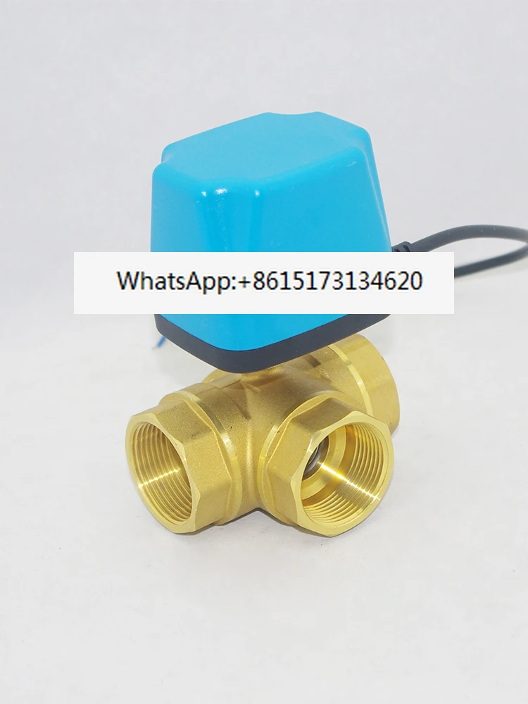 Solenoid valve electric ADC12V24V220V air conditioner temperature control two-way three-way usually open and close ball valve