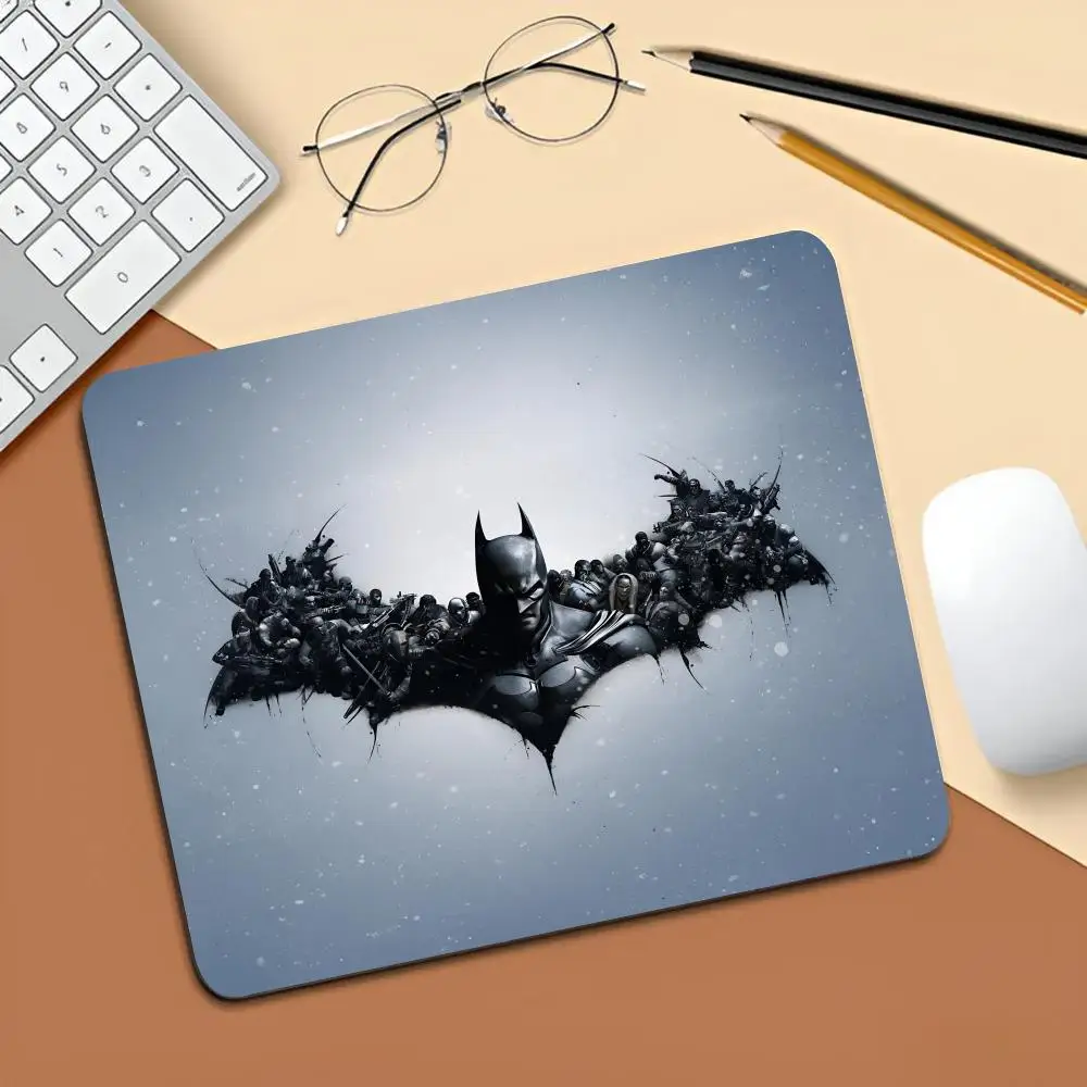 B-Bat-manS Anime Logo Mouse Pad Gaming Laptops Keyboard Mat Deskmat Pc Accessories Desk Protector Mousepad Gamer Mats Anime Maus