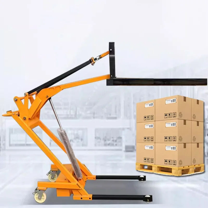 Mini Articulated Electric Forklift Equipped with 24V 20Ah Battery 500KG Pallet Loading Capacity Electric Compact Tel(Customized)