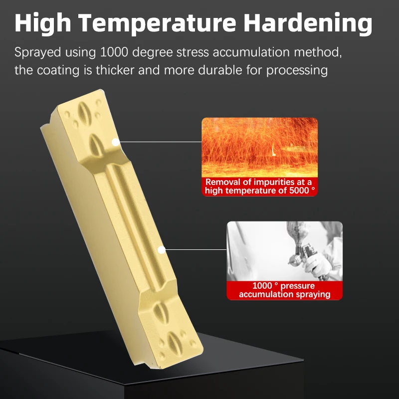 JC700 Premium Carbide Grooving Inserts - MGMN 150/200/250/300/400 CNC Grooving Tools for Steel