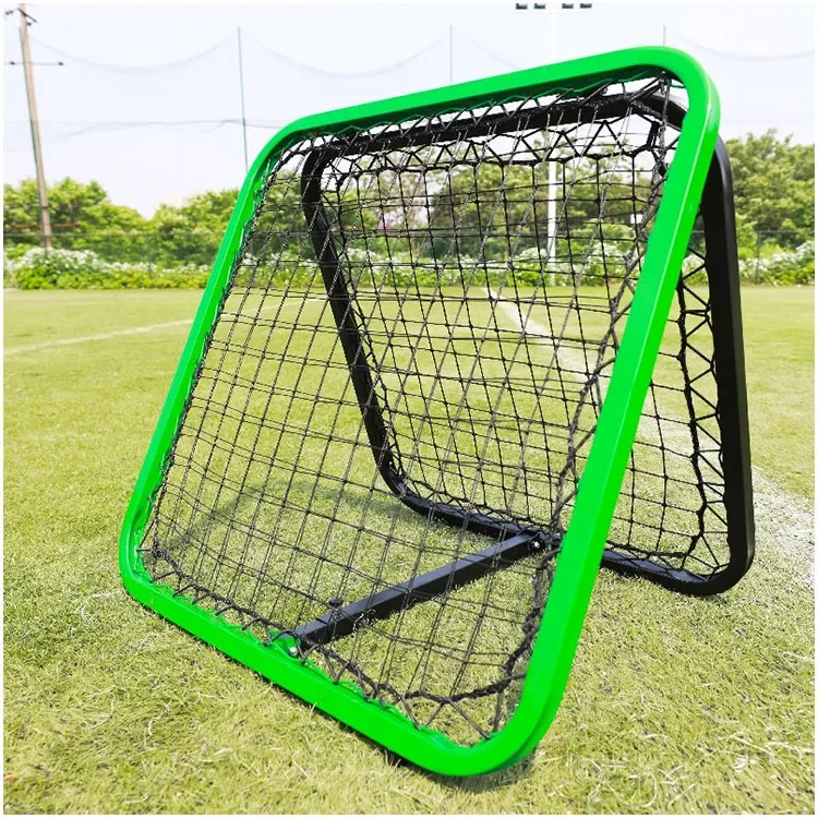 Football rebound target net adjustable kickback training