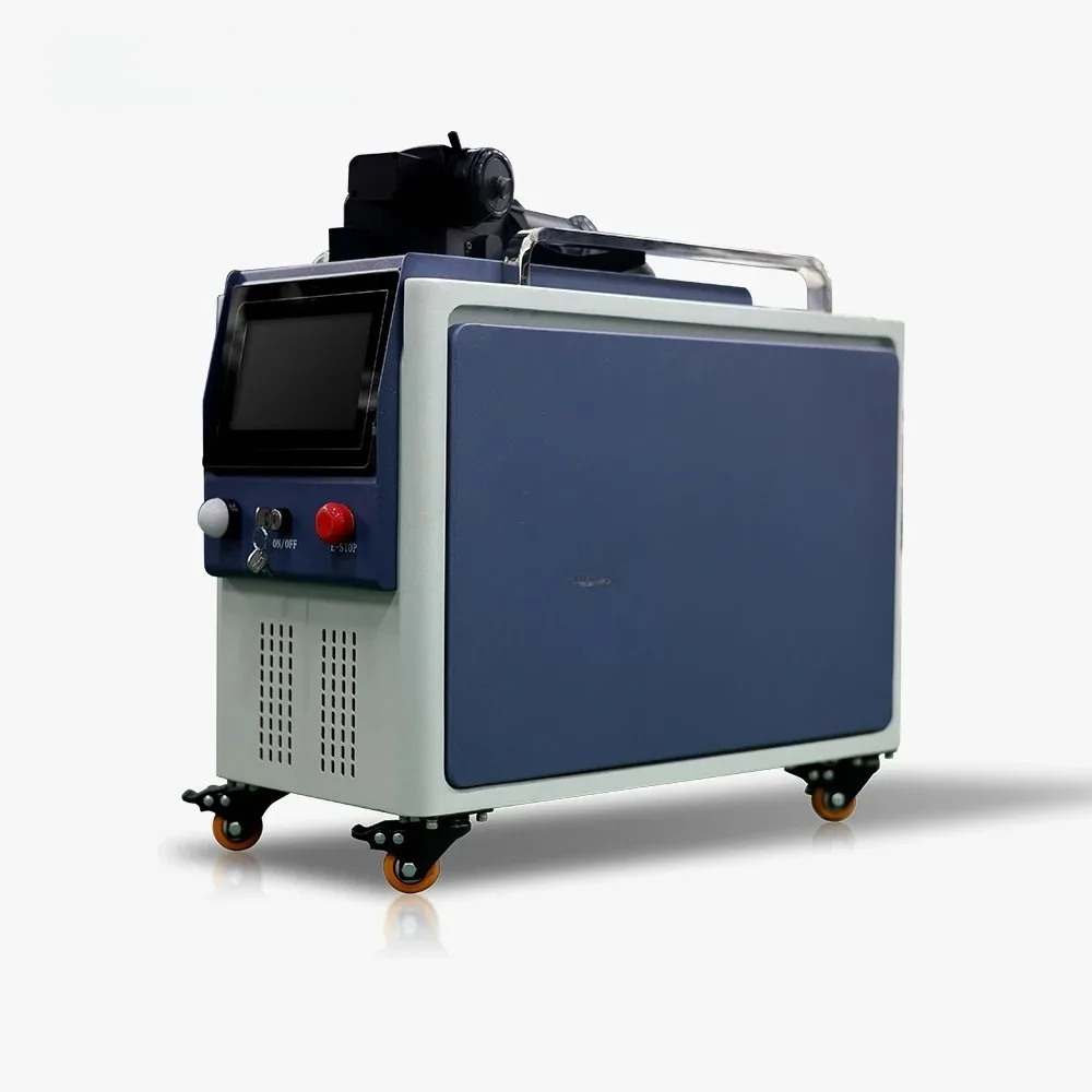 100W 200W 300w Pulse Laser Cleaning Machine for Laser Paint Industrial Grease Removal