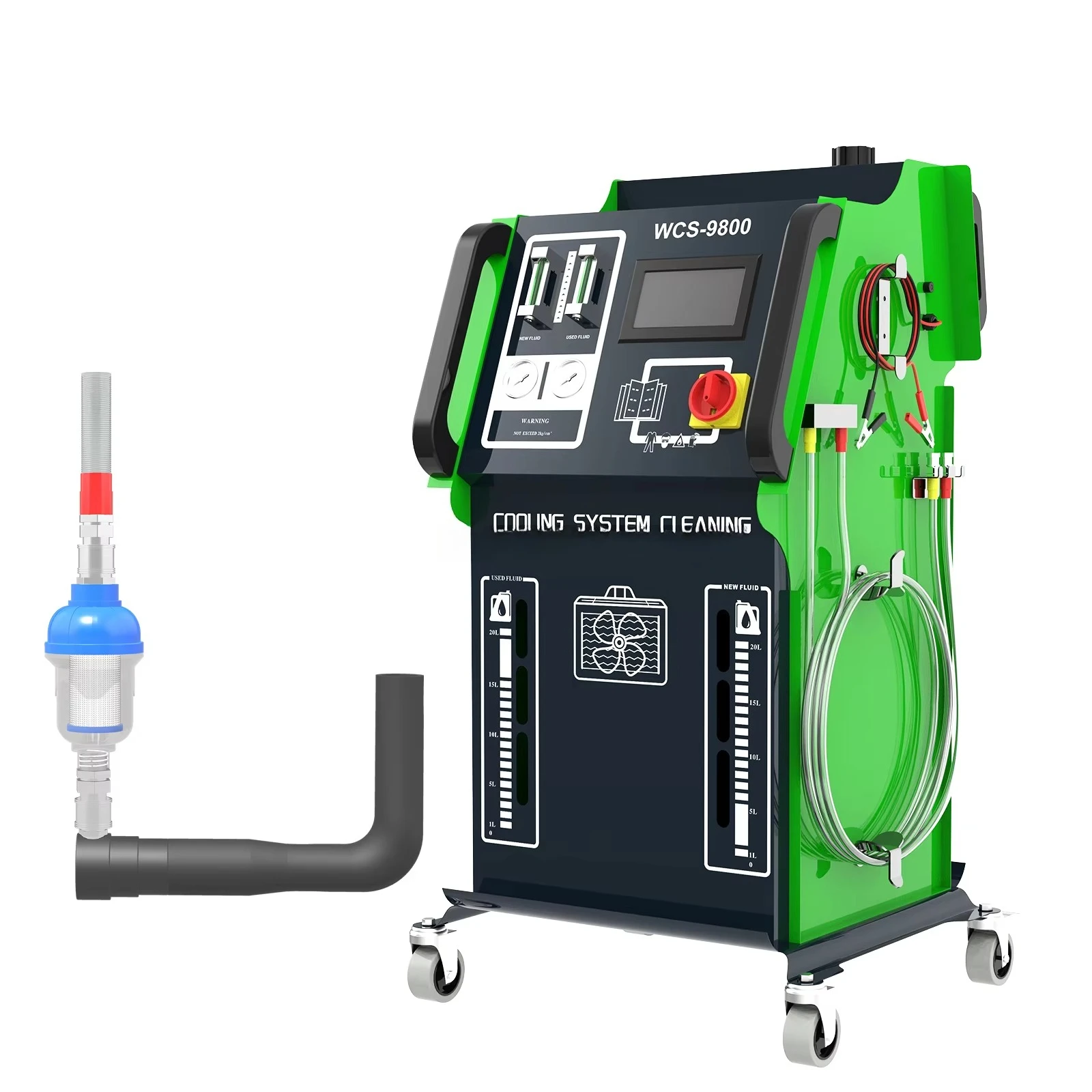 

Очиститель системы охлаждения дизельных автомобилей и устройство для обслуживания автомобиля с фильтром (для замены охлаждающей жидкости)