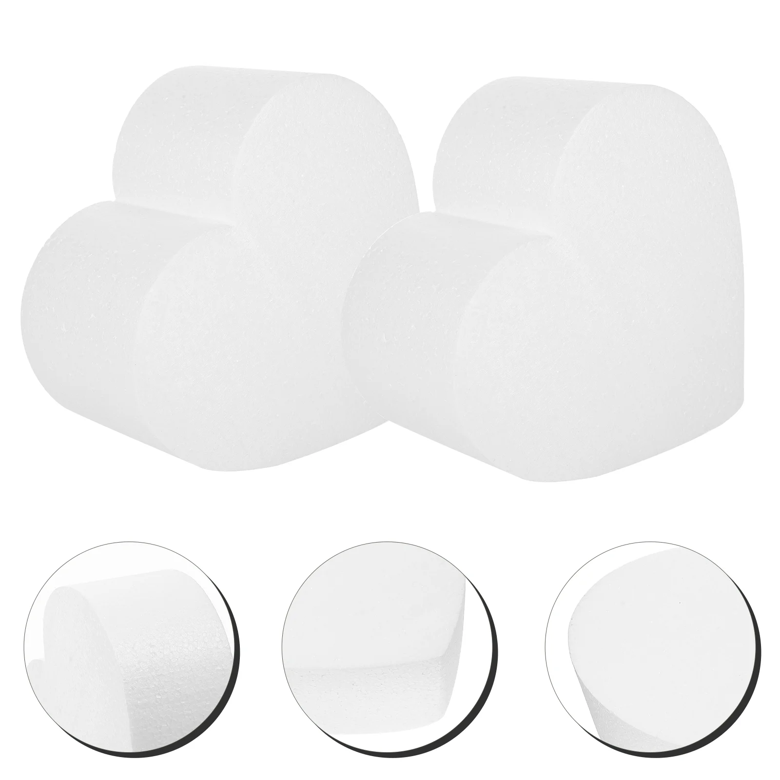 3 Pcs Cakes Foam Model Decoration Photography Prop Baking Practicing Tool Dummies