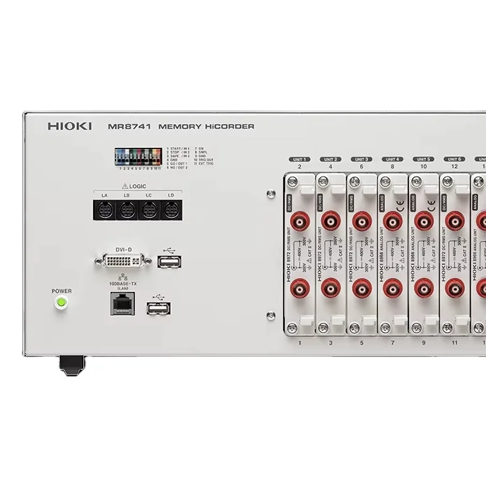 Hioki MR8741 16-Channel Rackmount Recorder Memory HiCorder