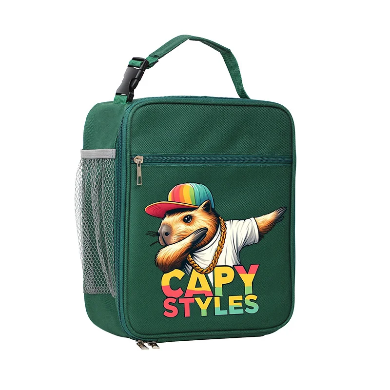 Capy styles patter lunch bag Insulation Bento Pack Aluminum Foil Rice Bag Meal Pack Ice Pack Student Bento Lunch Handbag