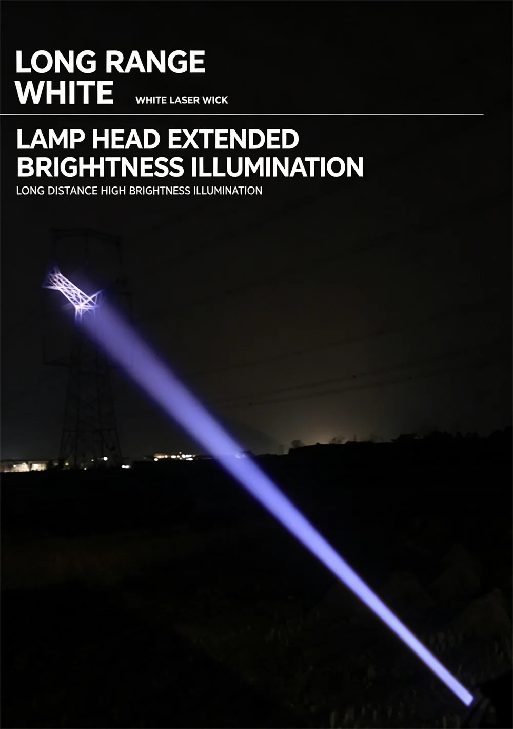 860000000LM Ultra Leistungsstarke LED-Stirnlampe Superhelle Langstrecken-Stirnlampe 4500M Wiederaufladbare Kopflampe Angeln Jagd – Detail 5