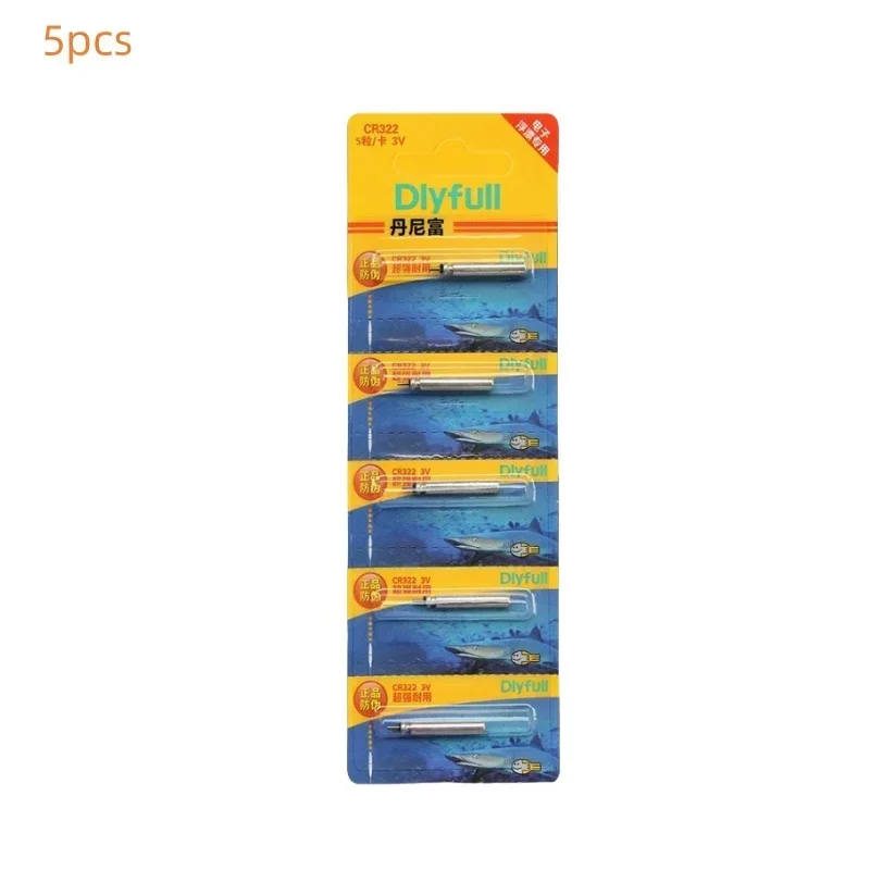 CR322 Luminous Battery Fishing Float Night Fishing Accessories Tackles Electronic Floats Batteries CR322