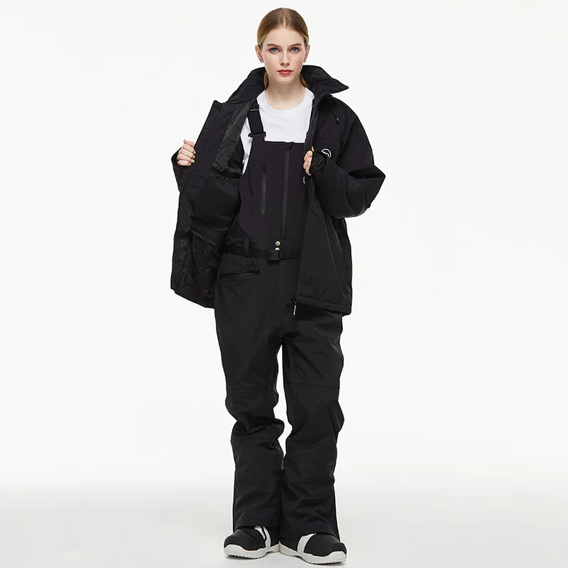 

Ветрозащитная водонепроницаемая теплая мужская и женская лыжная куртка, брюки, зимняя спортивная дышащая износостойкая одежда для сноуборда