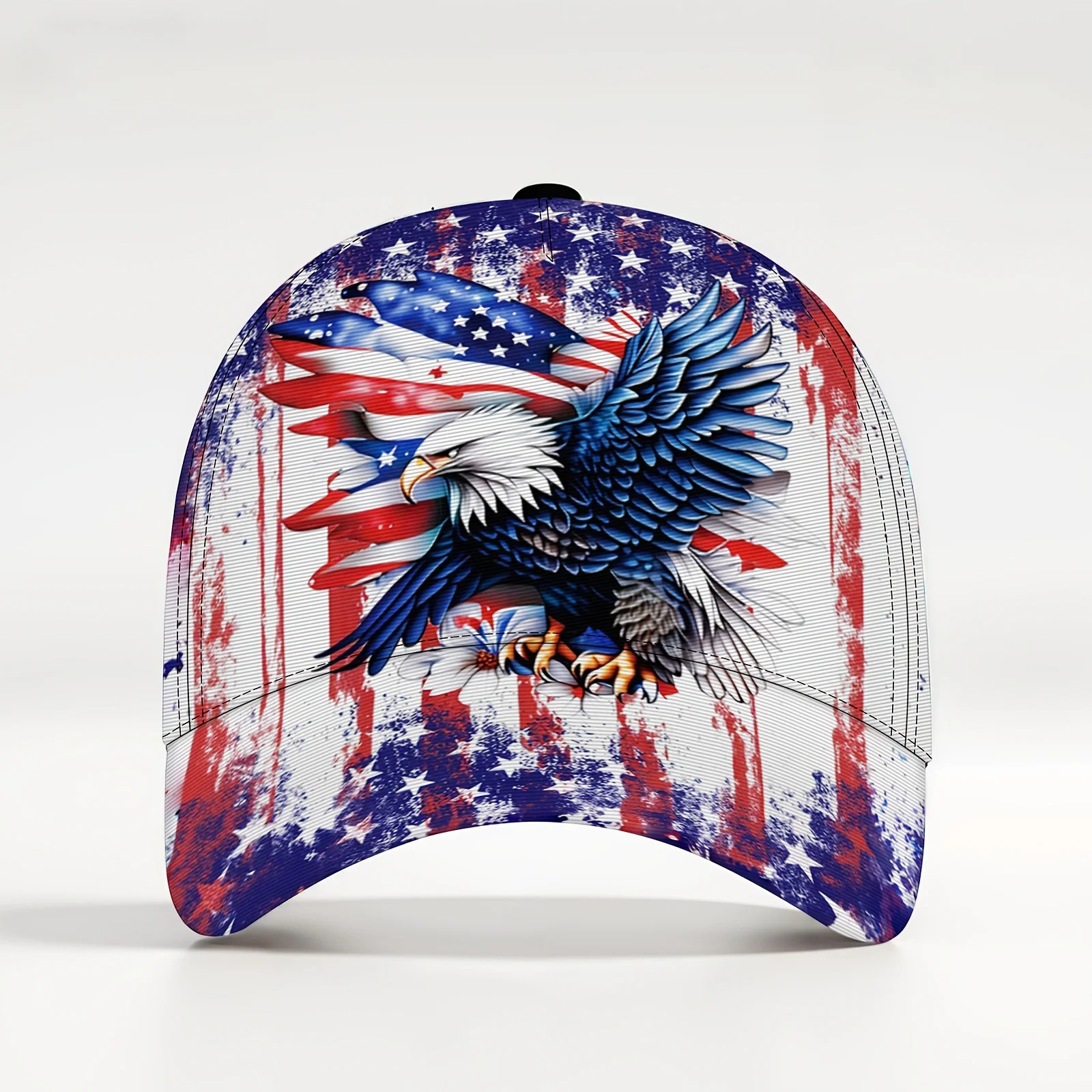 1pc of a Stylish American Flag Eagle Cap Suitable for Everyone Lightweight And Adaptable for Baseball Perfect for Street