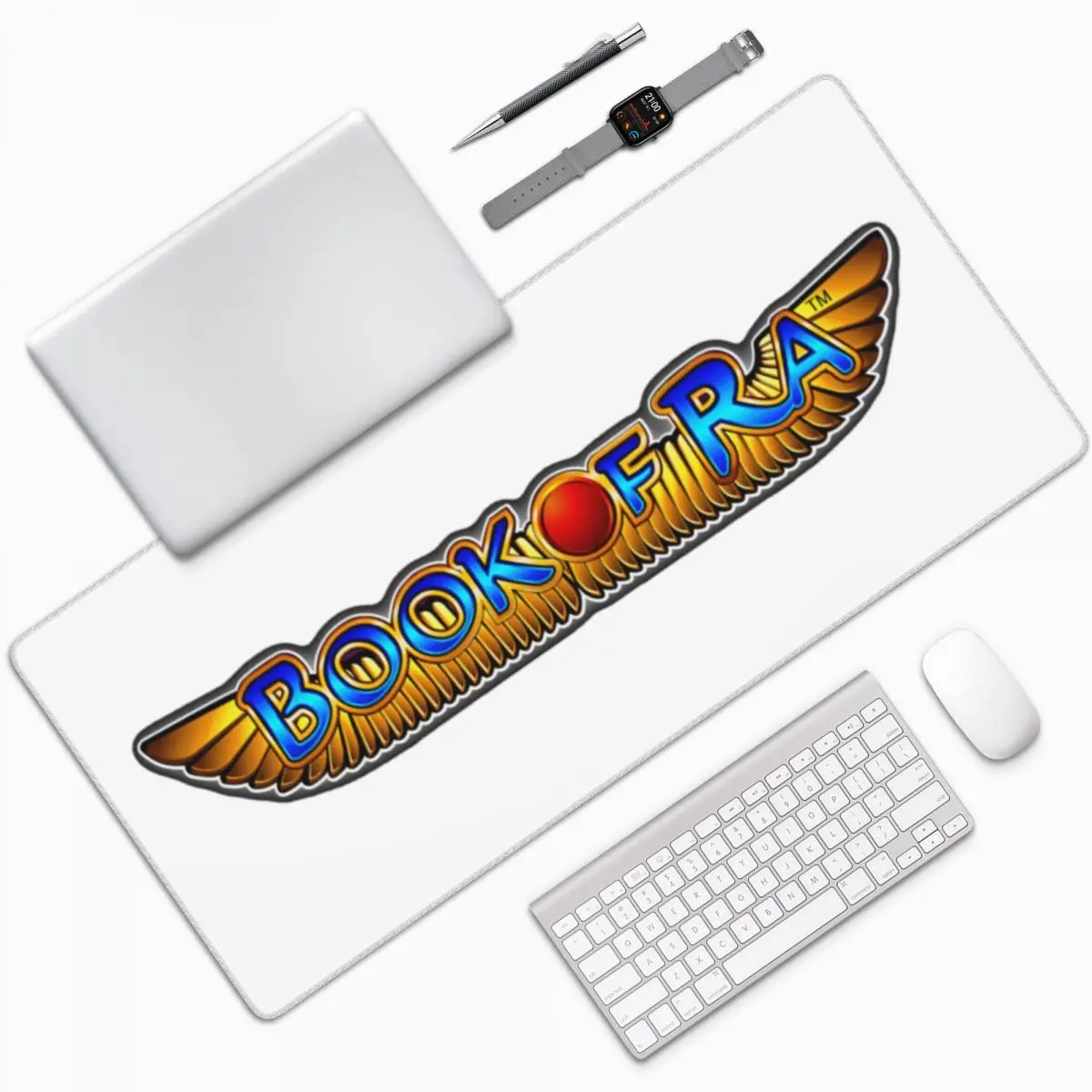 

Book Of Ra Large Mouse Pad Computer Keyboard Mouse Mat Gaming PC Laptop Desk Mat Office Accessories Table Mats