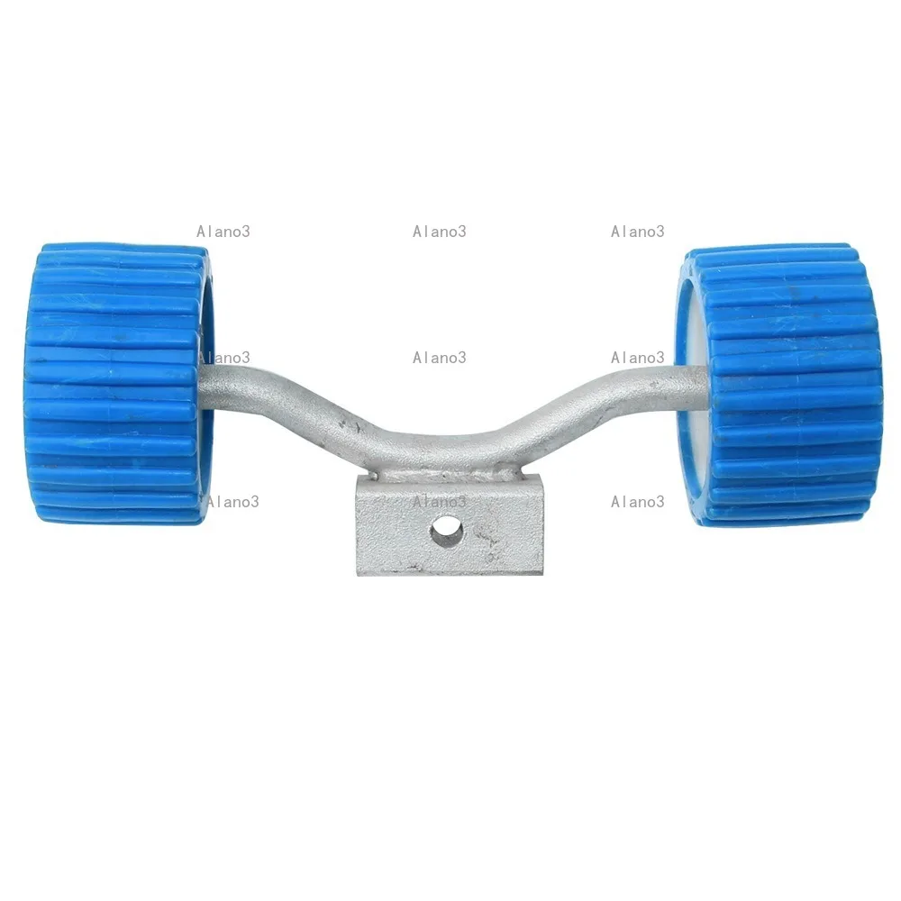 Blue Dual Wheel Boat Trailer Roller Set for Jet Ski Transport Trolley Helper
